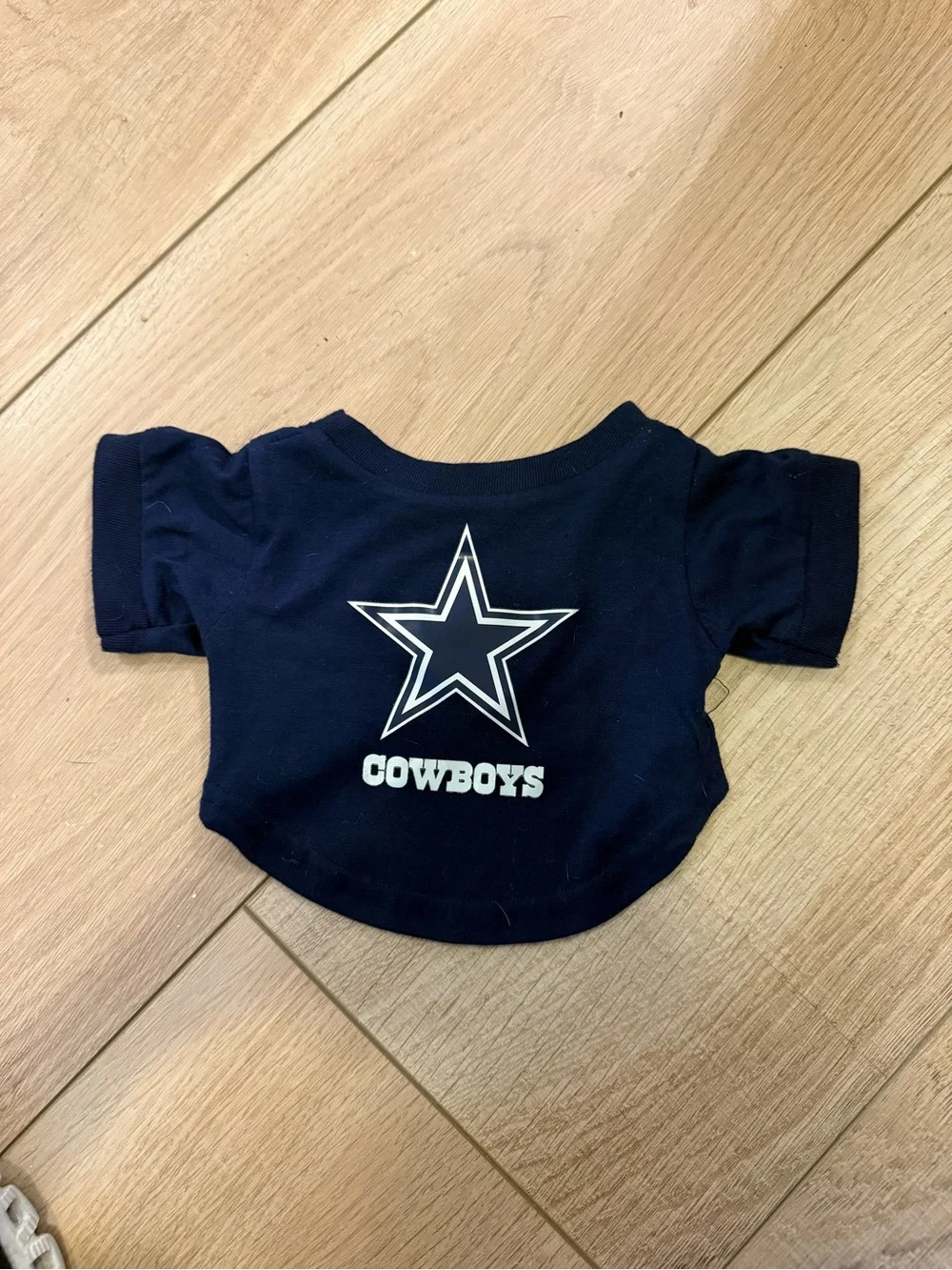 🏈 Dallas Cowboys Puppy Dog T-Shirt XS Blue Pet Tee Football Game Day Shirt